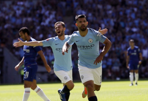  "Community Shield" trofėjus - "Man City" futbolininkų rankose (VIDEO)