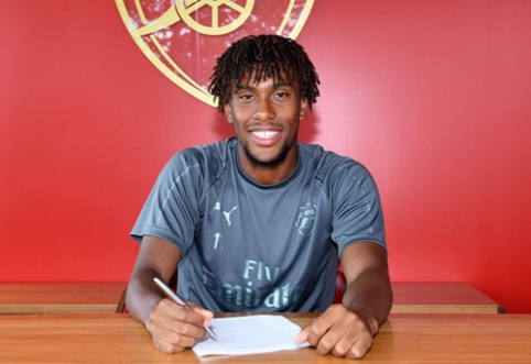 A. Iwobi pasirašė naują sutartį su "Arsenal"