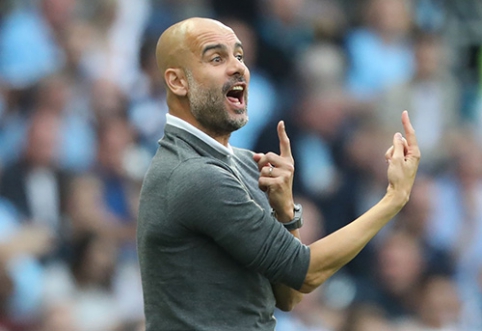 J.Guardiola stengiasi išlaikyti žaidėjų koncentraciją: užsimojo vėzdu