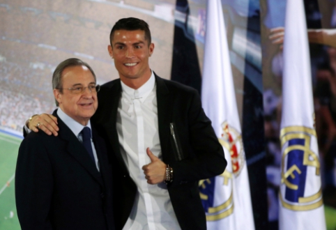 C. Ronaldo nutraukė tylą: „Palikau Madridą dėl Perezo”