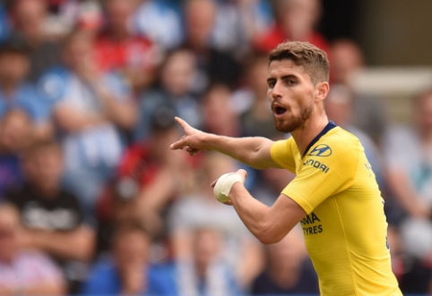 Jorginho: "Neįmanoma nesimėgauti žaidimu "Chelsea ekipoje"