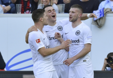 "Eintracht" klubas iškovojo antrą pergalę iš eilės Bundeslygoje
