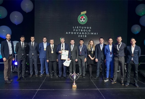 LFF apdovanojimų šventė vainikavo futbolo sezoną