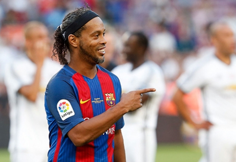 Ronaldinho prašneko apie įsimintiniausią karjeros įvartį