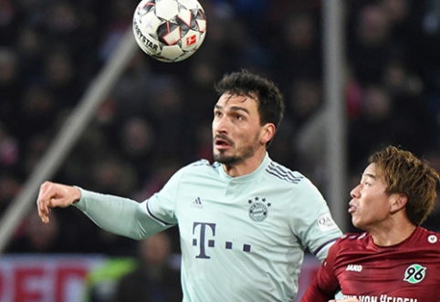 "Bayern" neprieštarauja parduoti M.Hummelsą, bet ragina paskubėti