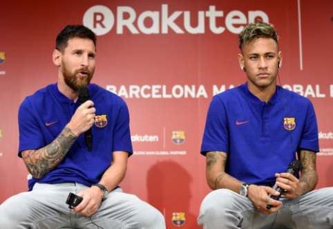 L. Messi laukia grįžtančio Neymaro bei tikisi, kad vieną dieną vėl dirbs su P. Guardiola