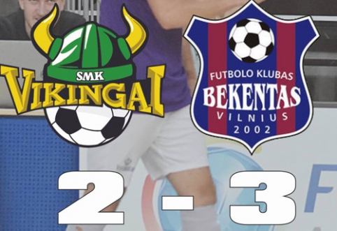 Futsal A lygos lyderiai pralaimėjo pirmą pergalę iškovojusiam „Bekentui“