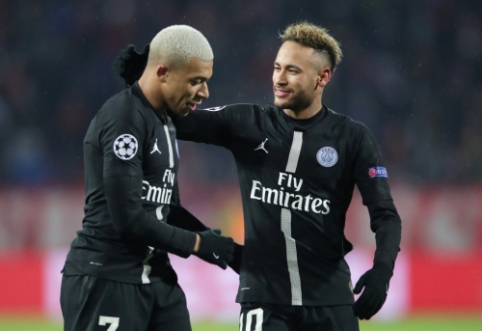 PSG dėl taisyklių pažeidimų turės parduoti K. Mbappe arba Neymarą?