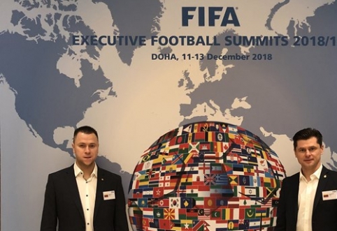 FIFA forume Dohoje – ir LFF vadovų balsas
