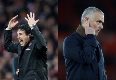 Įsibėgėjusi U. Emery kariauna sieks pasiųsti į nokdauną J. Mourinho