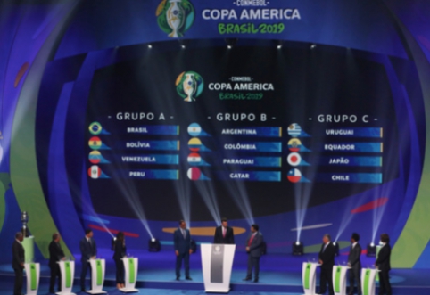 Ištraukti "Copa America" turnyro burtai: Argentina varžysis su Kolumbija
