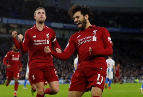 "Liverpool" į pergalę atvedė dar vienas M. Salah 11 m. baudinys, "Chelsea" palaužė "Newcastle"