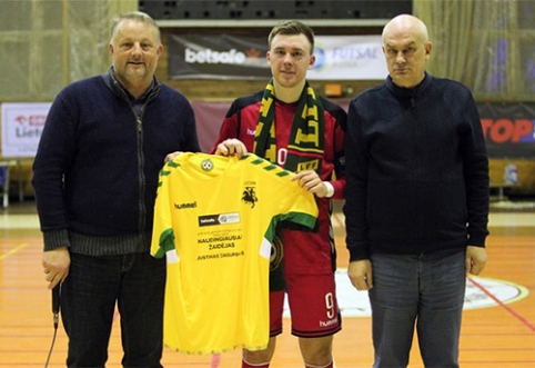 J. Zagurskui – naudingiausio Futsal lygos mėnesio žaidėjo apdovanojimas