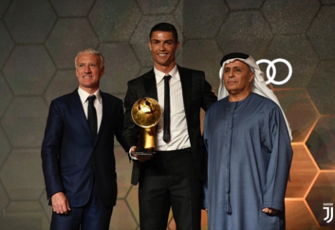 "Globe Soccer" apdovanojimuose – C. Ronaldo ir "Atletico" klubo triumfas