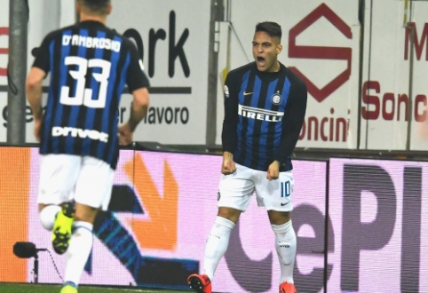 "Serie A": "Inter" iškovojo pergalę, "Napoli" prarado taškus