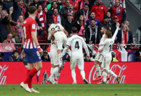 Madrido derbyje triumfavęs "Real" grįžta į antrąją poziciją "La Liga" pirmenybėse