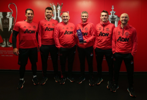 "Man Utd" ekipą prikėlęs Solskjaeras – geriausias "Premier" lygos mėnesio treneris