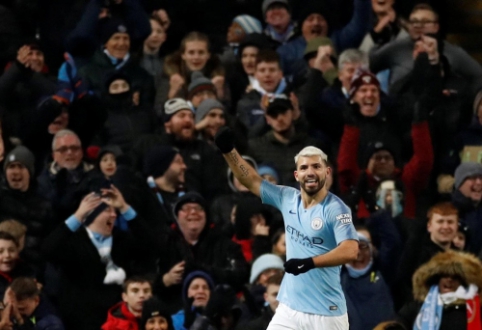 "Premier" lyga: S. Aguero Mančesteryje sušaudė "Arsenal" ekipą