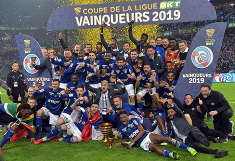 Prancūzijos lygos taurės finale triumfavo "Strasbourg"