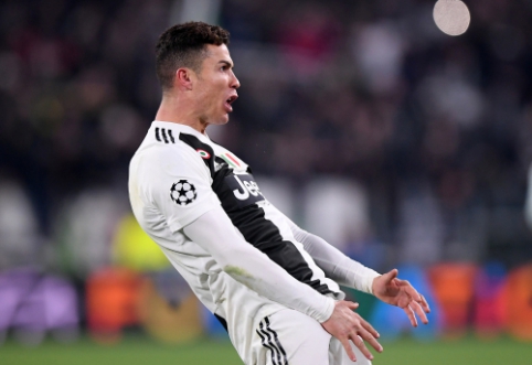 UEFA pradėjo tyrimą dėl C. Ronaldo gesto "Atletico" fanams