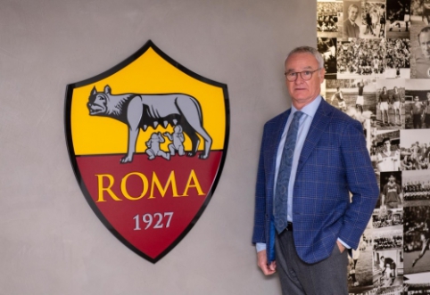 Oficialu: C. Ranieri stoja prie "Roma" komandos vairo
