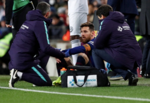 G.Pique: L.Messi burnoje matėsi kraujas