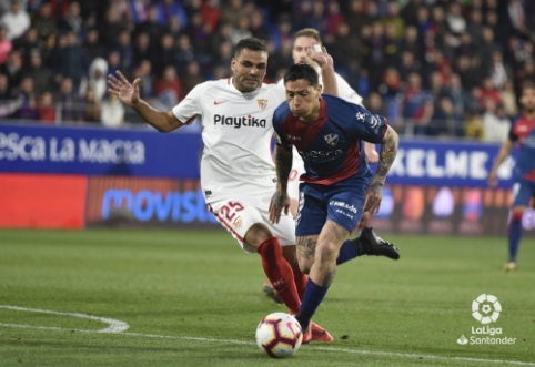 Ispanijoje – sensacinga "Huesca" ekipos pergalė mače su "Sevilla"