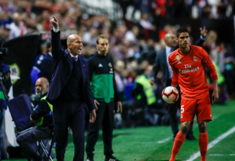 Z. Zidane'as nebesusilaikė: "Aš visada ginu savo žaidėjus, bet dabar jie rodo nepagarbą klubui"