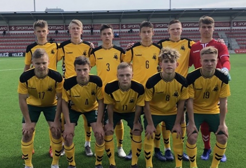 U-17 rinktinė nudžiugino pergale prieš Farerų salų ekipą