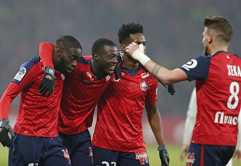 "Lille" kluptelėjimas leido PSG triumfuoti Prancūzijos lygoje