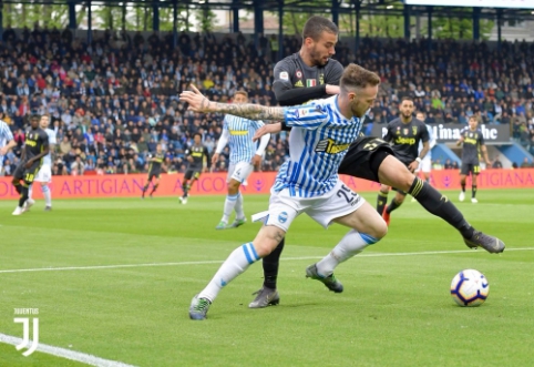 "Juventus" triumfo Italijoje dar turės palaukti: SPAL šventė pergalę