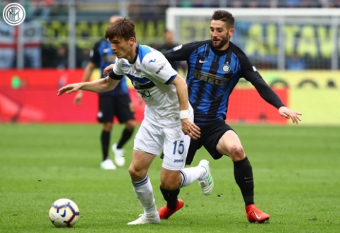 "Serie A": netikėta "Frosinone" pergalė, "Inter" su "Atalanta" pasidalino po tašką