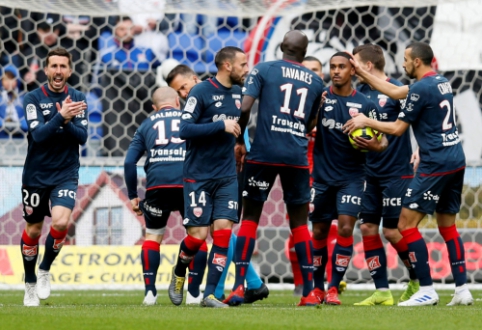 "Ligue 1": "Dijon" sensacingai nukovė "Lyon", "Monaco" sužaidė lygiosiomis su autsaideriais