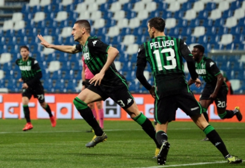 "Serie A": "Sassuolo" ir "Atalanta" pasismagino su lygos autsaideriais