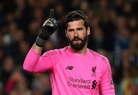 Alissonas nusitaikė į "Liverpool" rekordą