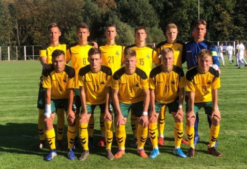 U-17 rinktinė atsilaikė prieš Slovakiją