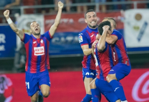 "Eibar" sensacingai palaužė "Sevillą", "Real Sociedad" kyla į antrąją vietą