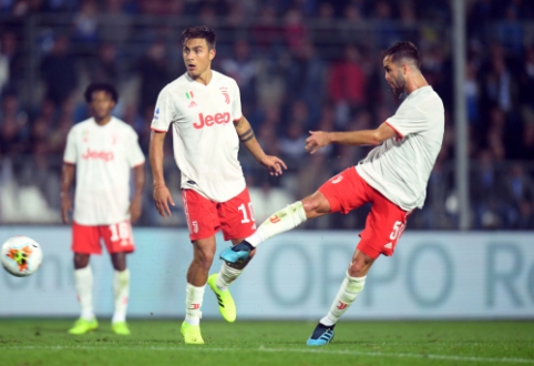 Be C. Ronaldo žaidusi "Juventus" ekipa turėjo vargo su "Brescia"