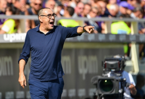 M. Sarri džiaugėsi iškovotu tašku rungtynėse su "Fiorentina"