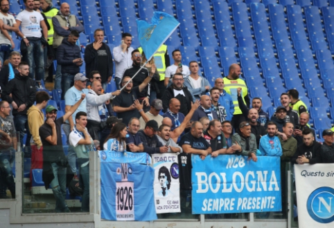 Neeilinė situacija "Napoli" klube: sirgaliai pradėjo rengti išpuolius prieš žaidėjus ir jų šeimas