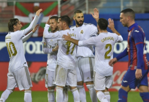 Madrido "Real" surengė dar vieną įvarčių fiestą Eibare