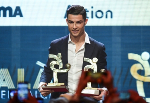 C. Ronaldo pripažintas geriausiu praėjusio sezono "Serie A" žaidėju