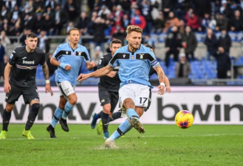 Nesustabdoma "Lazio" ekipa pervažiavo "Sampdoria"