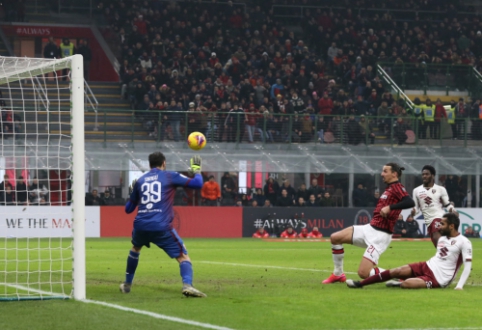 "AC Milan" dramatiškai žengė į Italijos taurės pusfinalį