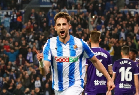 A. Januzajaus įvartis lėmė trečiąją iš eilės "Real Sociedad" pergalę