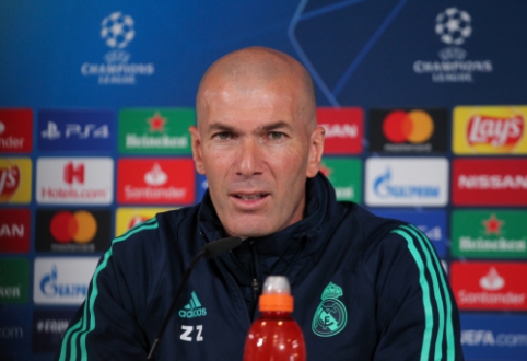 Z. Zidane'as: "Guardiola yra geriausias treneris pasaulyje"