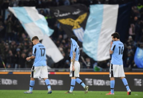 "Lazio" nepasinaudojo šansu pakilti į antrąją vietą "Serie A" pirmenybėse