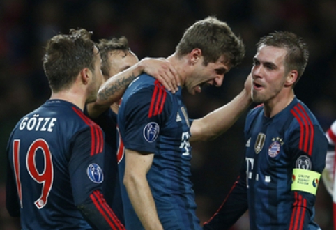 Su "Bayern" klubu sutartis pratęsė T.Mulleris ir P.Lahmas