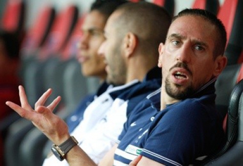 Nerimas Prancūzijai: F.Ribery gali praleisti pasaulio čempionatą
