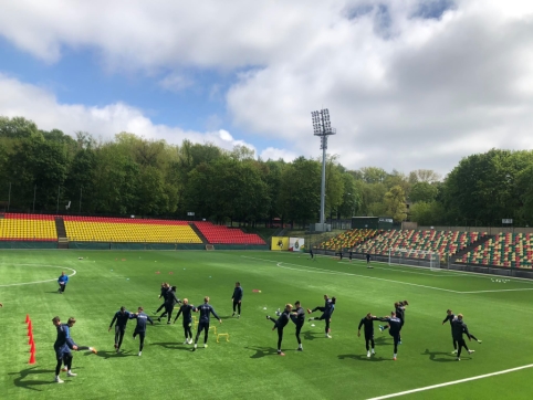 „Riteriai“ pirmieji išbandė naująją LFF stadiono dangą